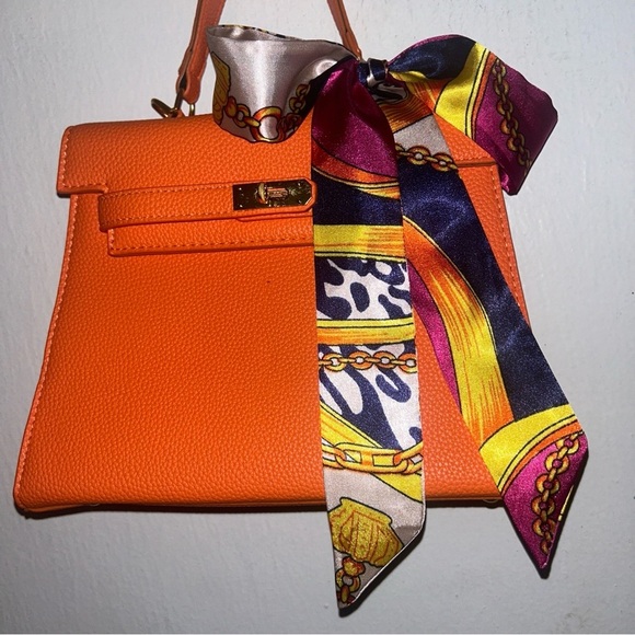 One Twilly Handbag Headband Neck Scarf - Picture 8 of 15